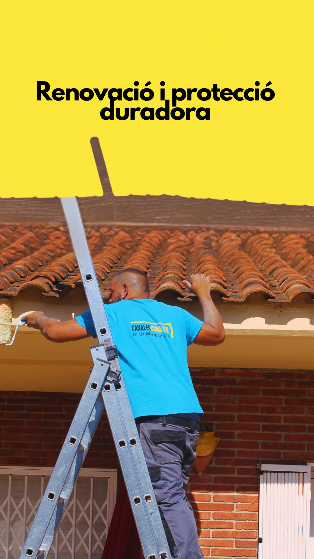 Neteja professional de canalons i baixants
